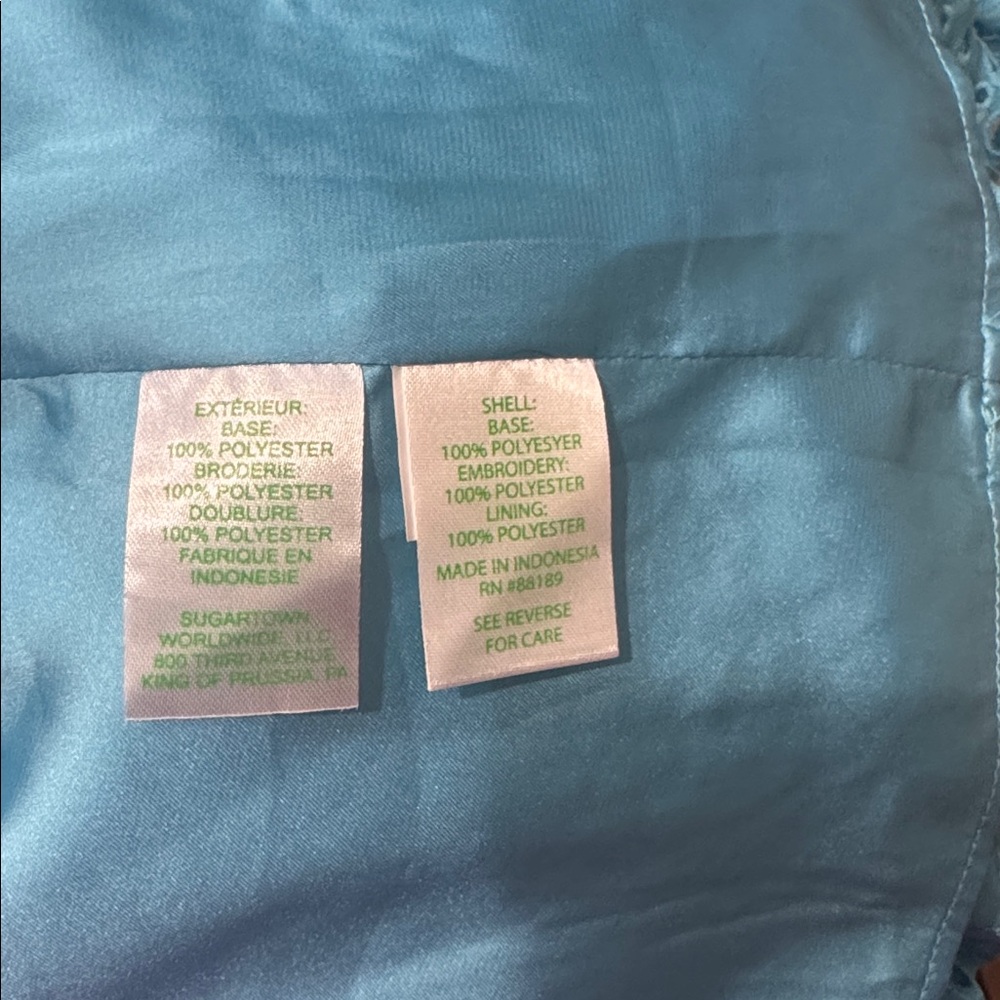 Lilly Pulitzer Blue Eyelet Maxi Dress, size M, NWT. - Picture 6 of 6